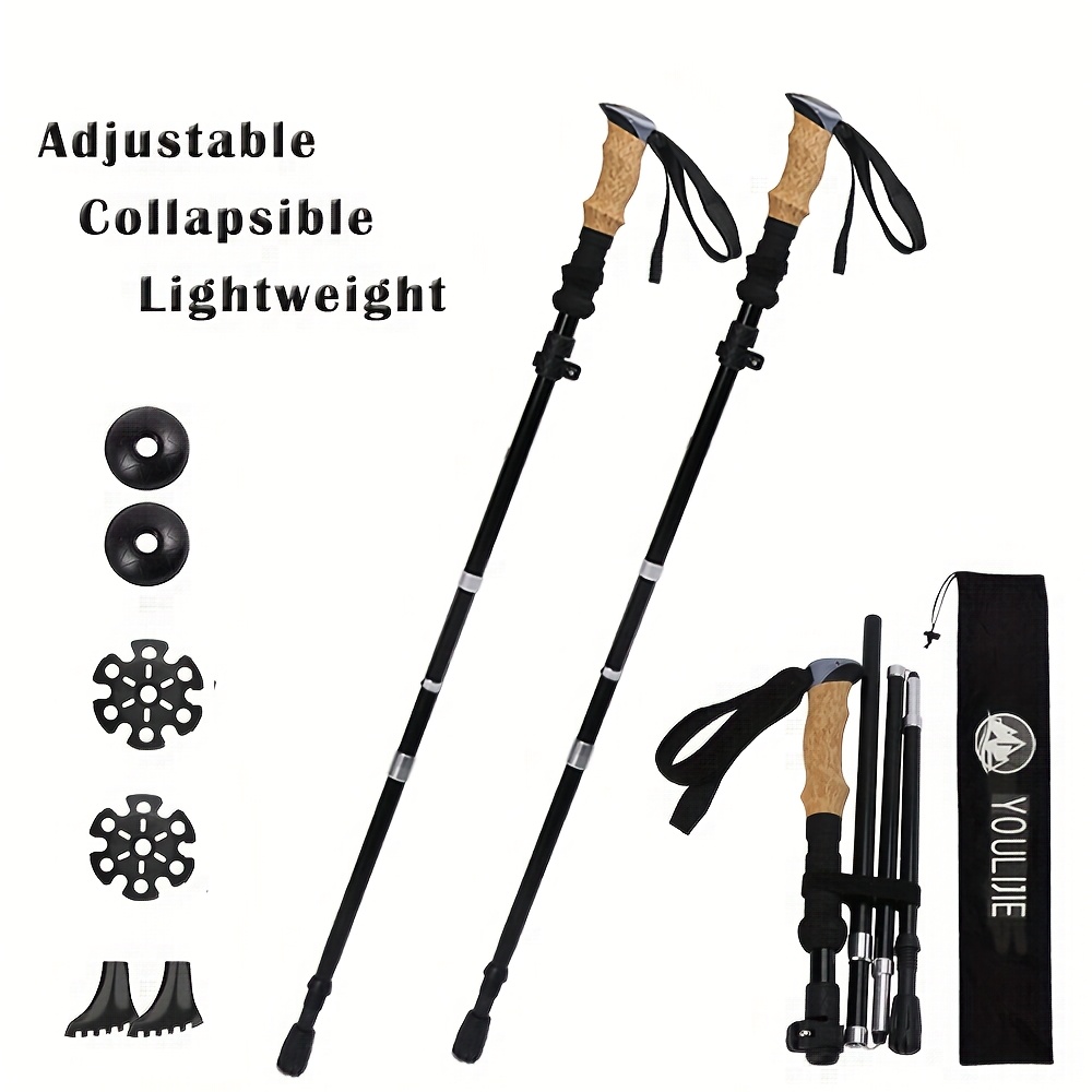 Trekking Pole Carbon - 초강력 트레킹 하이킹 폴 - 2개