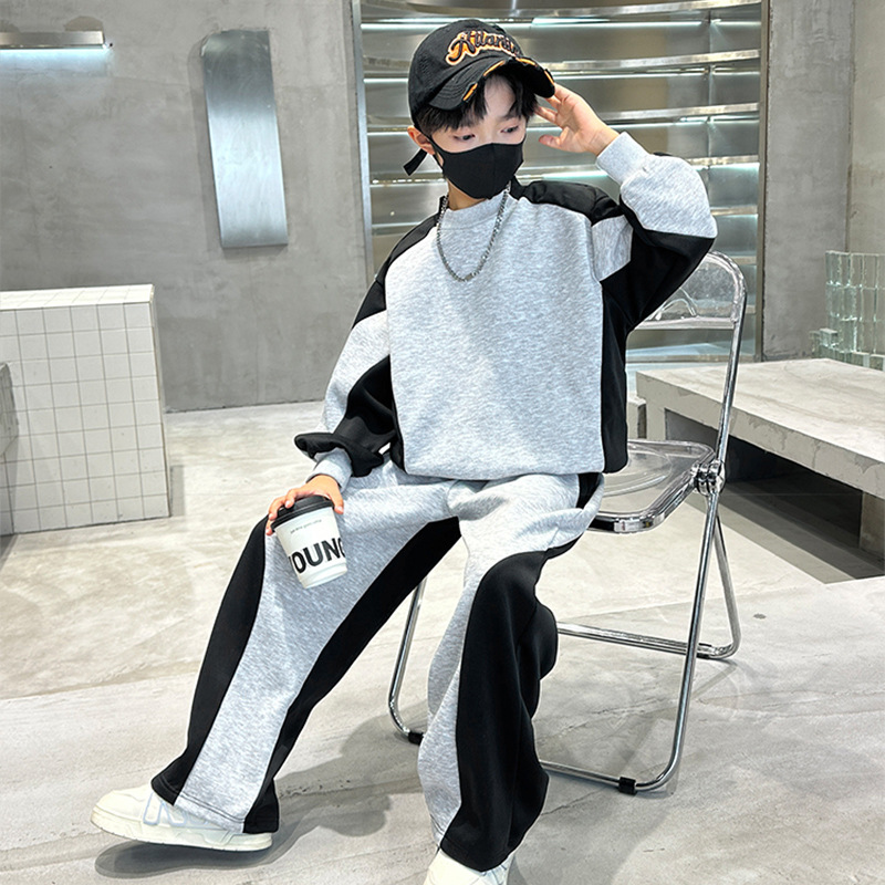 십대 소년 정장 가을 스포츠 세트 키즈 루즈 스웨터 스 - Running Gear Kids 리뷰 및 가격