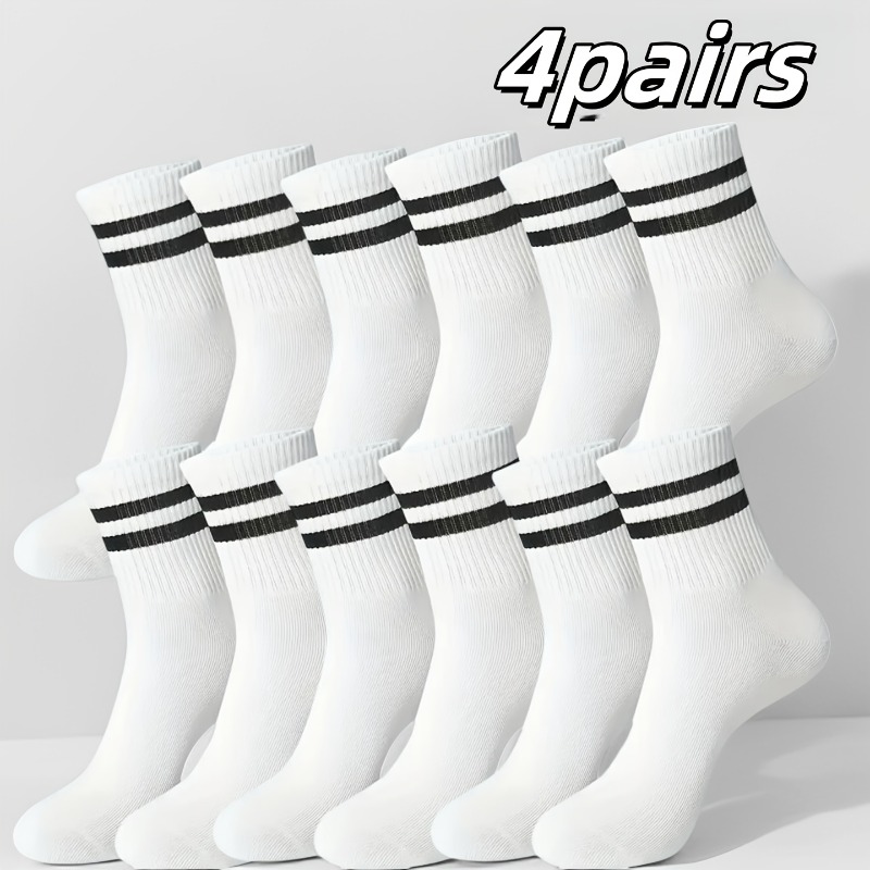 4쌍 유니섹스 스포츠 아웃도어 양말 클래식 색상 - 모 - Sports Socks 리뷰 및 가격
