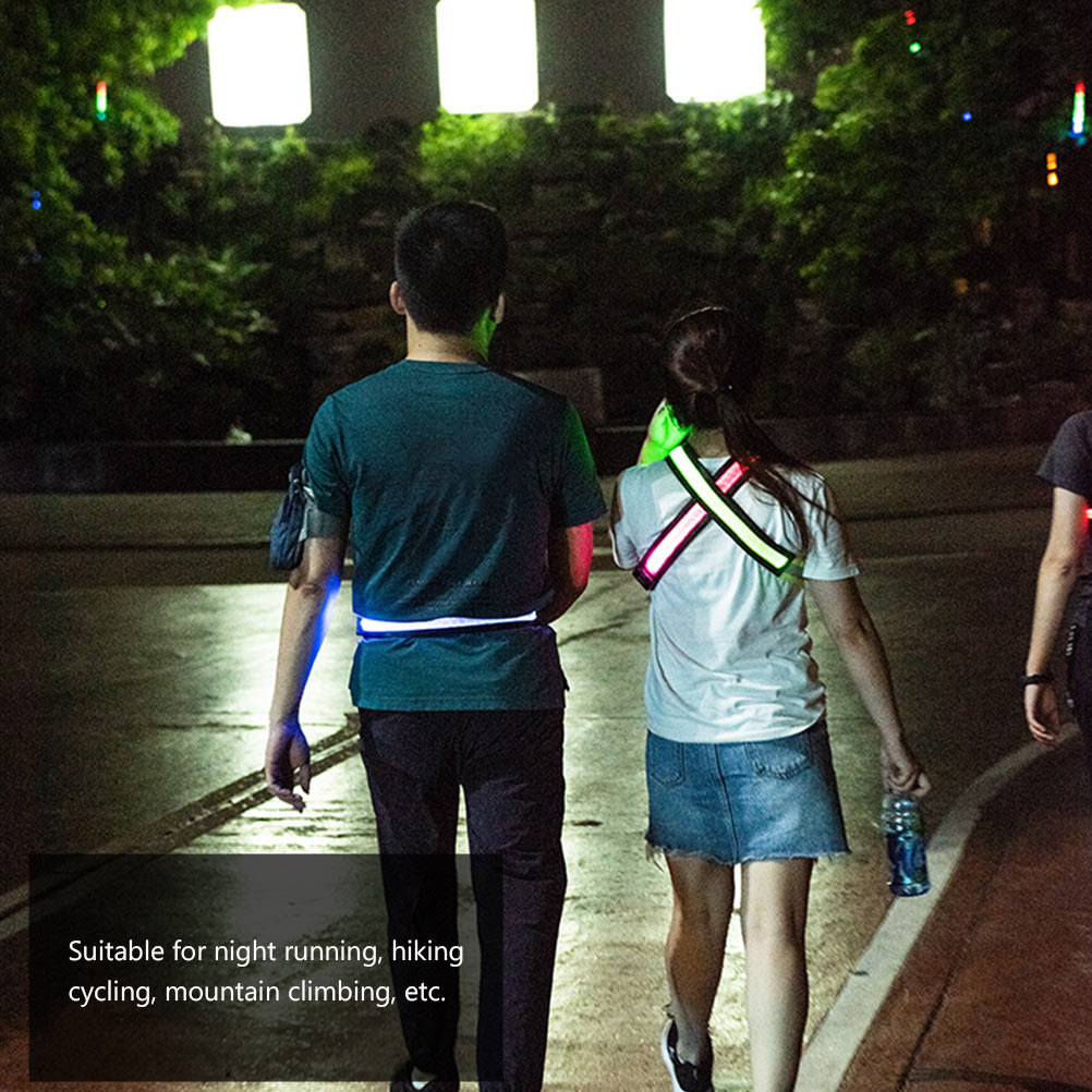 LED 반사 소재 러닝 벨트, 충전식, 조절 가능한 탄 - Running Visibility Gear 리뷰 및 가격
